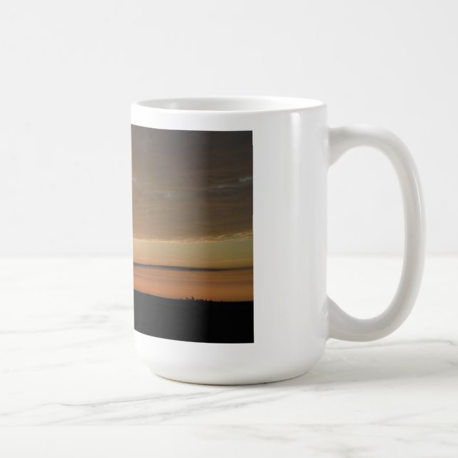 Taza De Café Fiery Cleveland Sunset 2024 (Derecha)
