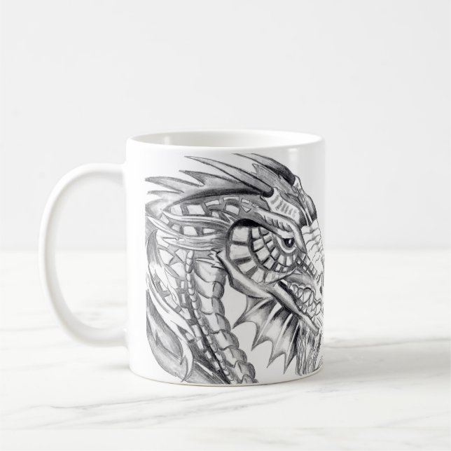 Taza De Café Fiery Dragon Hot Coffee Mug (Izquierda)