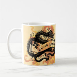 Taza De Café Fiery Dragon Mug