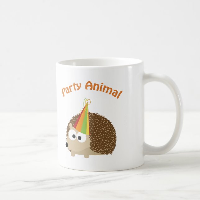 Taza De Café ¡fiesta Animal! Hedgehog (Derecha)
