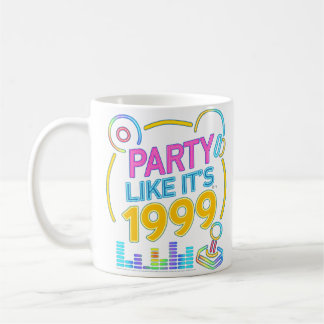 Taza De Café Fiesta Como Si Fuera 1999®™ – Neon Soundtrack