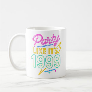 Taza De Café Fiesta Como Si Fuera 1999®™ – Voltaje Neon