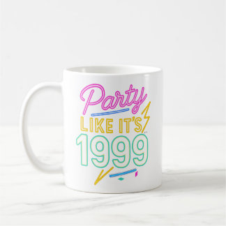 Taza De Café Fiesta Como Si Fuera 1999®™ – Voltaje Neon