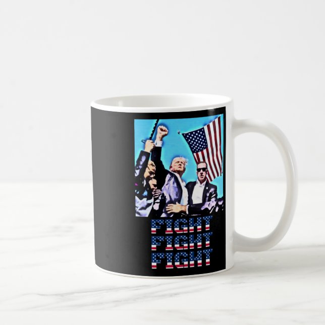 Taza De Café Fiesta contra la bomba de puño de la manifestación (Derecha)