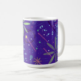 Taza De Café Fiesta Crepuscular Púrpura