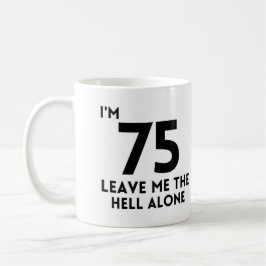 Taza De Café fiesta de 75 años