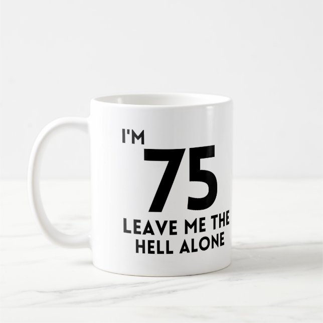 Taza De Café fiesta de 75 años (Izquierda)