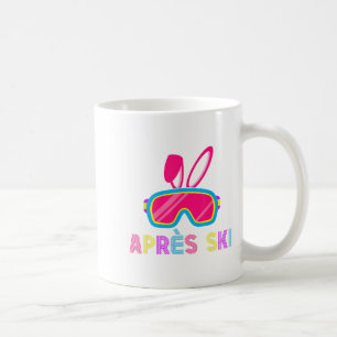 Taza De Café Fiesta de Apres Ski Friends bebe conejo al este