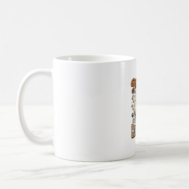 Taza De Café Fiesta de Aullido de Halloween para Perros (Izquierda)