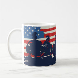 Taza De Café Fiesta de barbacoa del Día del Recuerdo