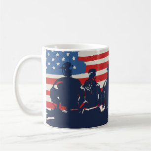 Taza De Café Fiesta de barbacoa del Día del Recuerdo
