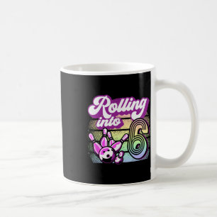 Taza De Café Fiesta de boliche en 6 cumpleaños de bolos