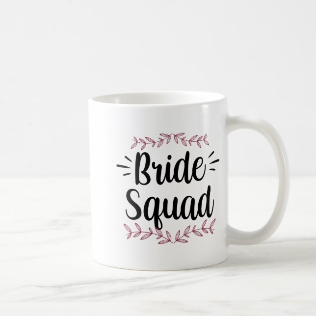 Taza De Café Fiesta de Bride Boda Bachelorette Cute 1 (Derecha)