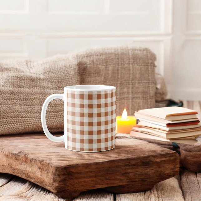 Taza De Café Fiesta de búfalo beige marrón (Subido por el creador)