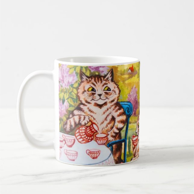 Taza De Café Fiesta de Cat Garden (Izquierda)