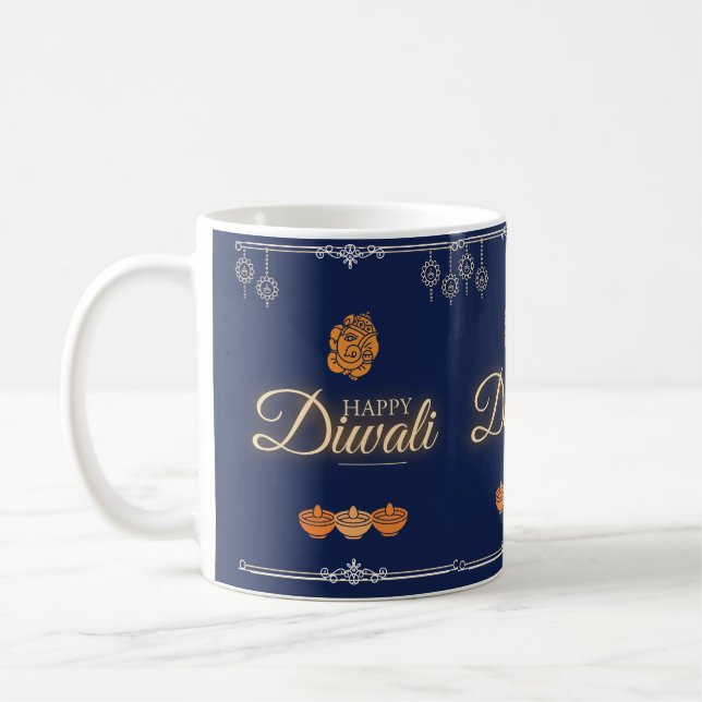 Taza De Café Fiesta de celebración de Diwali (Izquierda)
