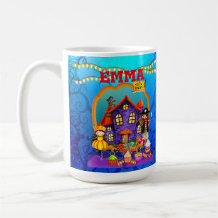 Taza De Café Fiesta de celebración de Halloween disfraz de niño