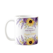 Fiesta de cumpleaños 60 de Purple floral