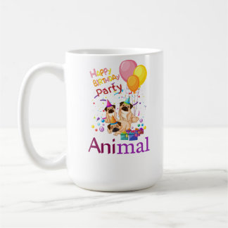 Taza De Café Fiesta de cumpleaños Café Animal Mug - Regalo perf