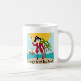 Taza De Café Fiesta de cumpleaños de niño pirata