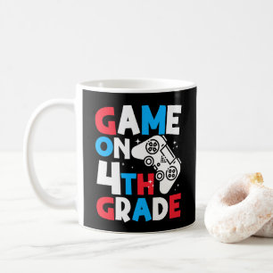 Taza De Café Fiesta de Cumpleaños de Niños de 4to Grado Cool Ga