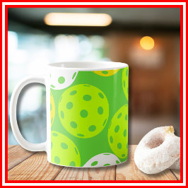 Taza De Café Fiesta de cumpleaños de pelota deportes verdes