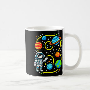 Taza De Café Fiesta de cumpleaños del astronauta 8 años niño ni