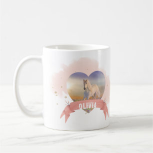 Taza De Café Fiesta de cumpleaños del caballo