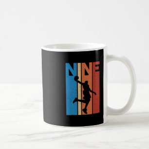 Taza De Café Fiesta de cumpleaños número 9 Nueve 9 años Sketll