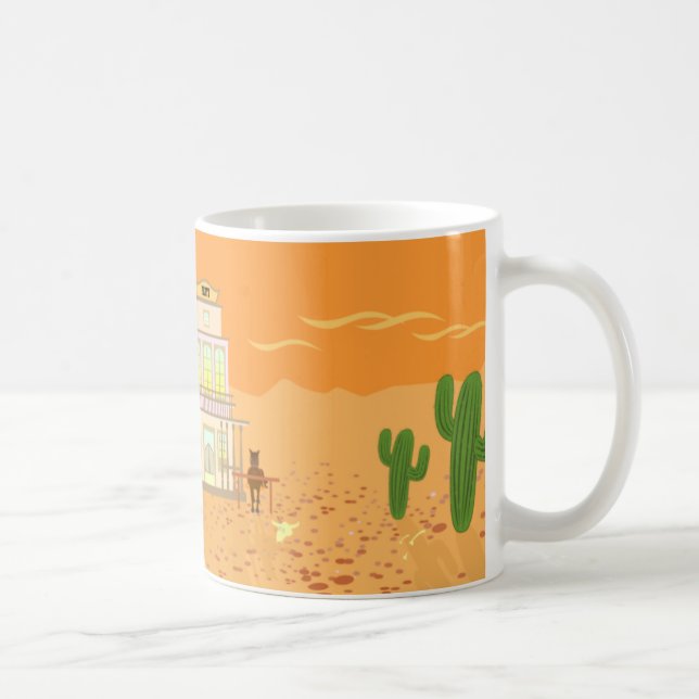 Taza De Café Fiesta de cumpleaños para niños de vaca (Derecha)