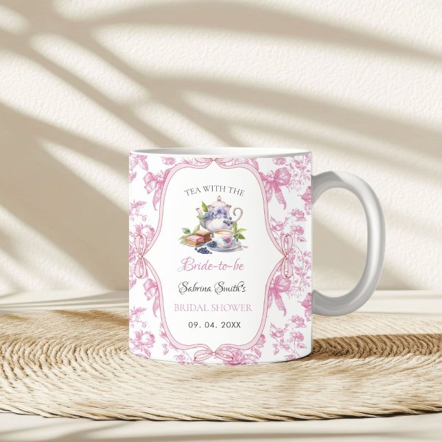 Taza De Café Fiesta de Desayuno Nupcial con Té de Flor Silvestr (Subido por el creador)