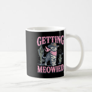 Taza De Café Fiesta de Despedida de Soltera Meowdy Vaquera Meow