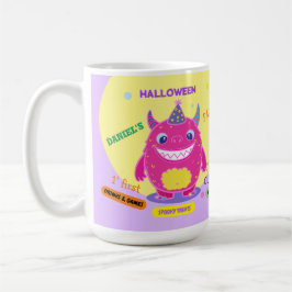 Taza De Café Fiesta de disfraces de Halloween monstruos diversi
