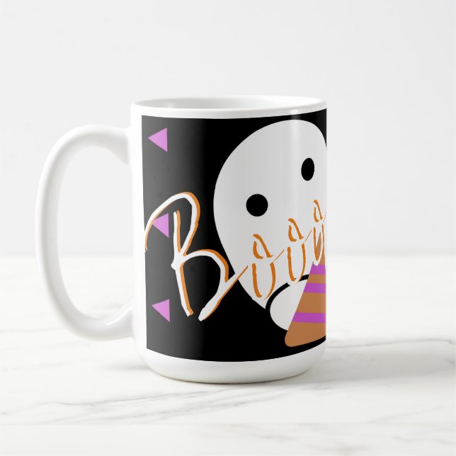 Taza De Café Fiesta de disfraces fantasma de Halloween (Izquierda)