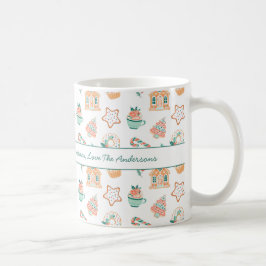 Taza De Café Fiesta de feriado de Navidades caprichosos
