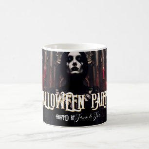 Taza De Café Fiesta de Halloween – Invitación Oscura Gótica