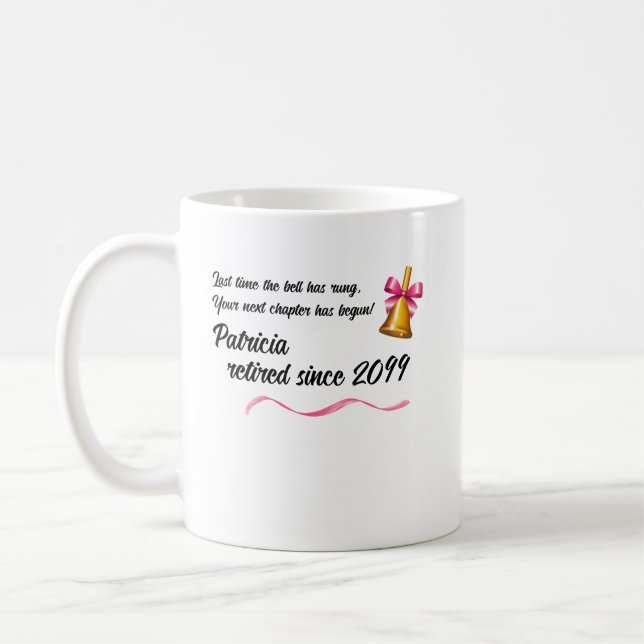 Taza De Café Fiesta de Jubilación Bell de Escuela Clásica (Izquierda)