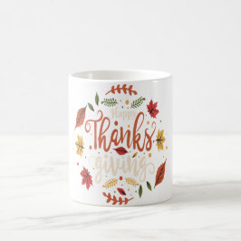 Taza De Café Fiesta de la cena de Acción de Gracias Regalos de 