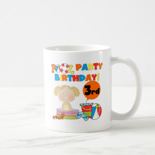 Taza De Café Fiesta de la piscina camisetas de cumpleaños y reg