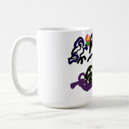 Taza De Café fiesta de los cuervos negros