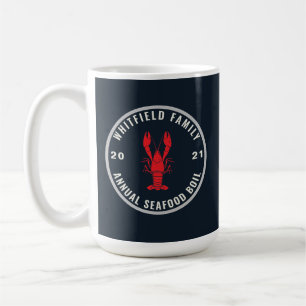 Taza De Café Fiesta de mariscos familiar del 4 de julio persona