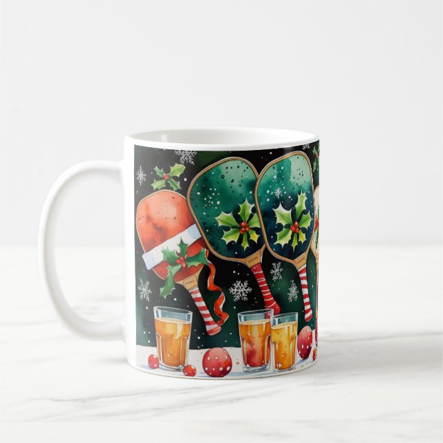 Taza De Café Fiesta de Navidades de baloncesto (Izquierda)