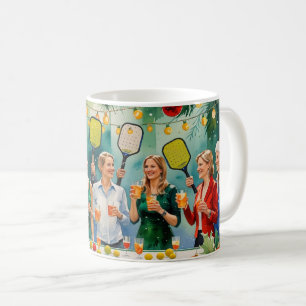 Taza De Café Fiesta de Navidades de baloncesto