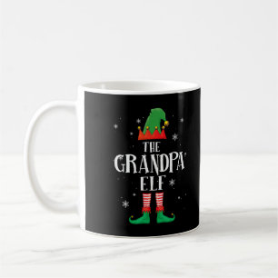 Taza De Café Fiesta de Navidades del grupo familiar Grandpa Elf