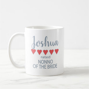 Taza De Café Fiesta de novias y bodas 5 No de corazón de novia