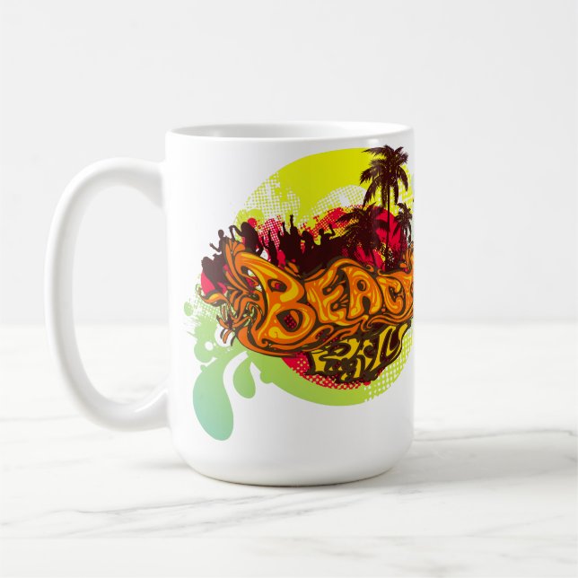 Taza De Café Fiesta de playa (Izquierda)