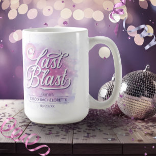 Taza De Café Fiesta de Soltera Disco Última Explosión Retro ID9