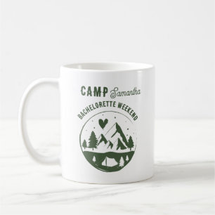 Taza De Café Fiesta de Soltera en el Campamento Camping Bach