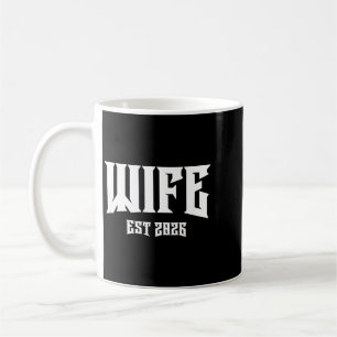 Taza De Café Fiesta de Soltero de Boda Rock Grunge Esposa Est 2