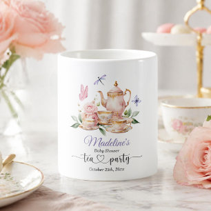 Taza De Café Fiesta de té elegante mariposas baby shower